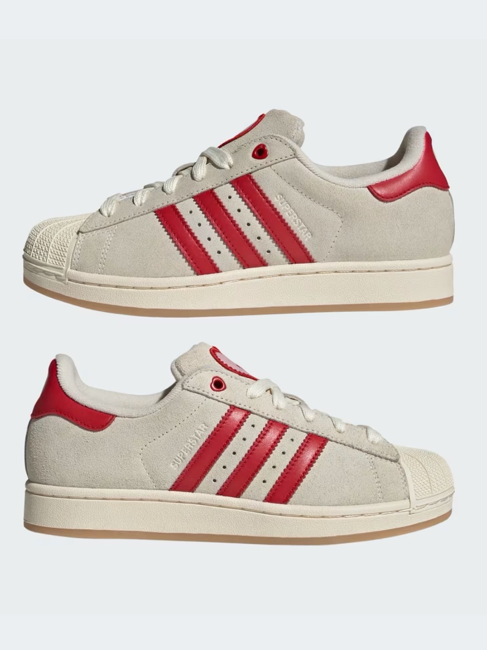 💓 ADIDAS SUPERSTAR II VALENTINE DAY PINK 💓 - Picture 2 of 6